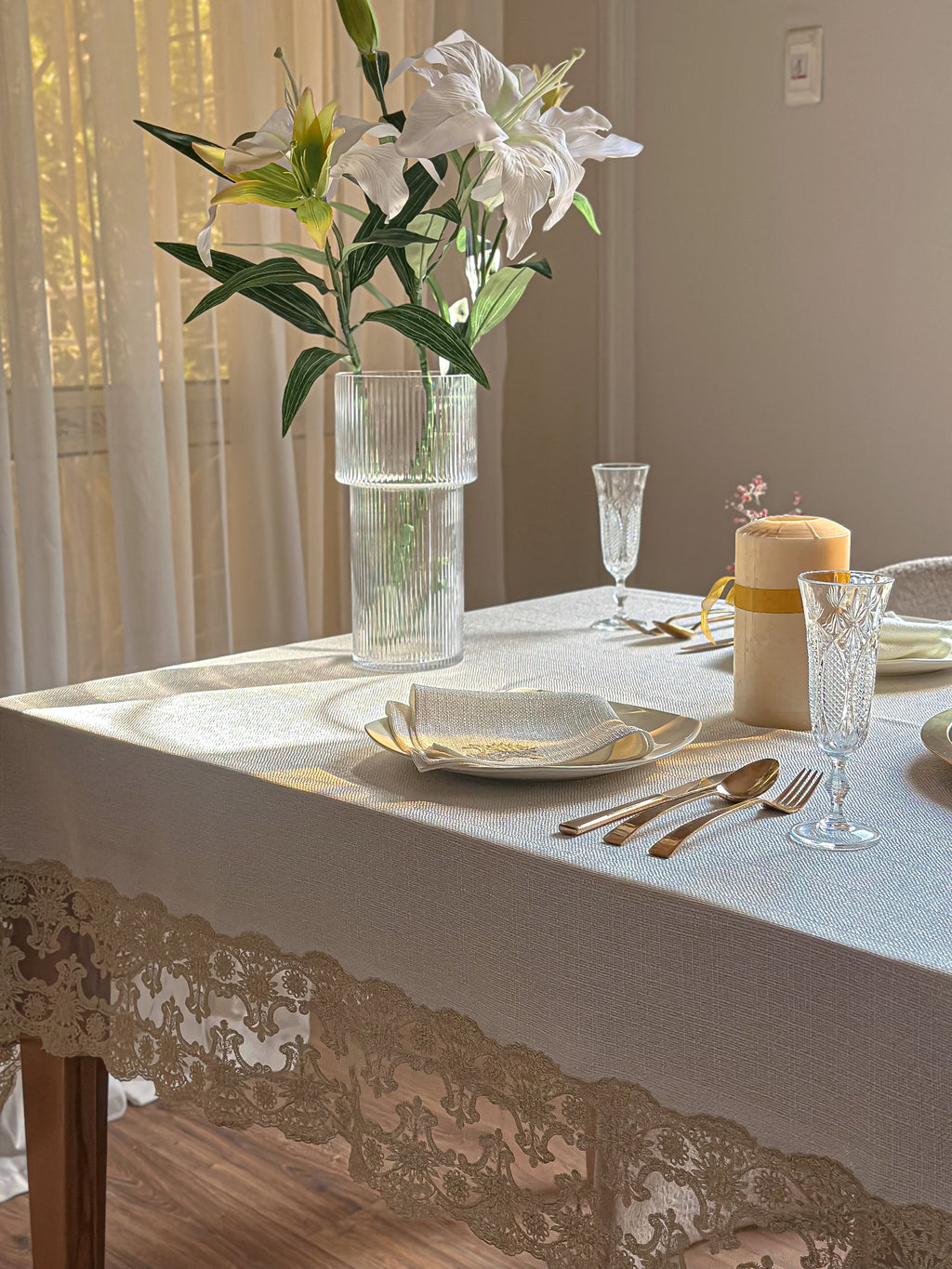 Premium linen table cloth