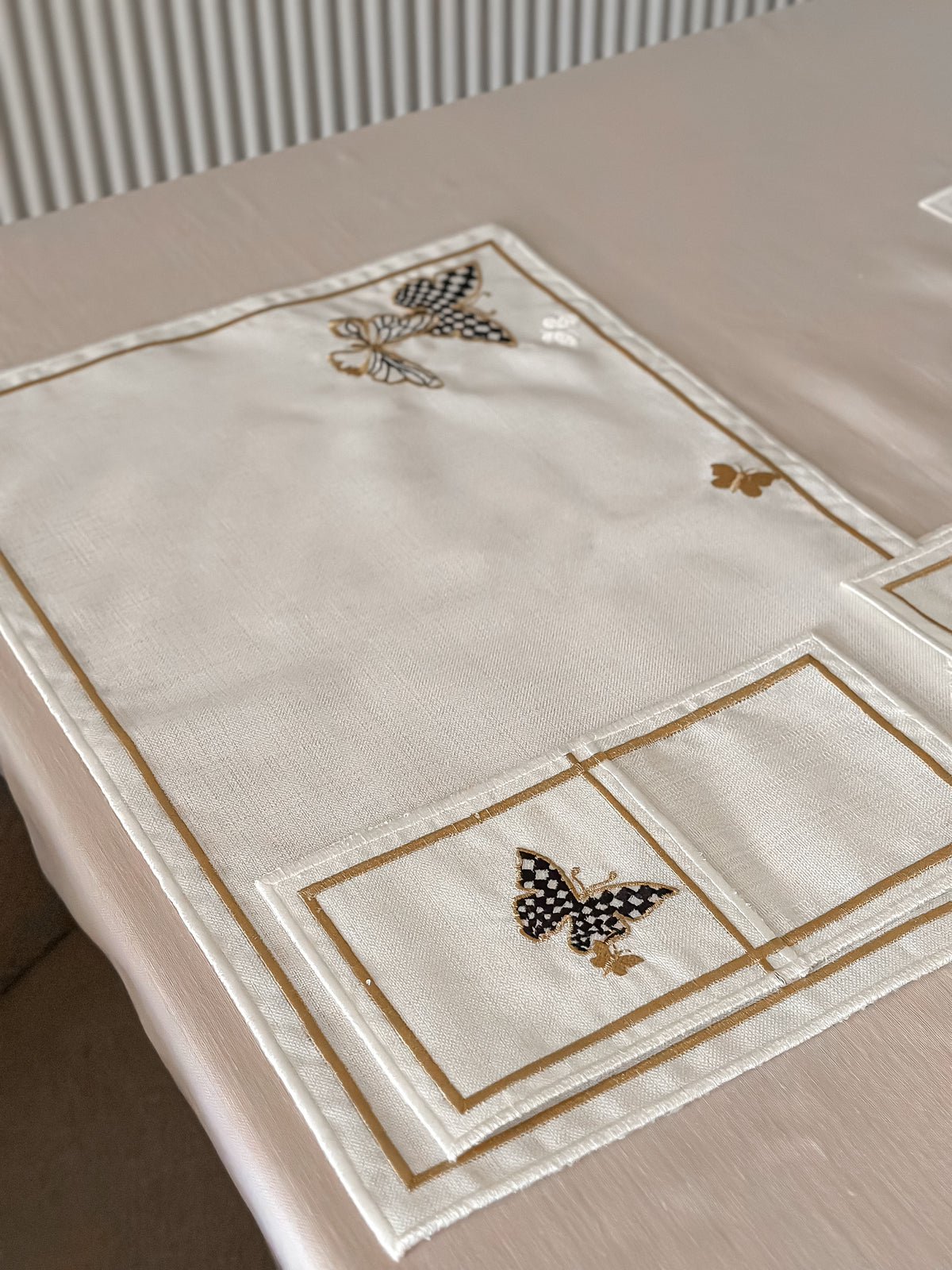 A table set of butteflies to impress .