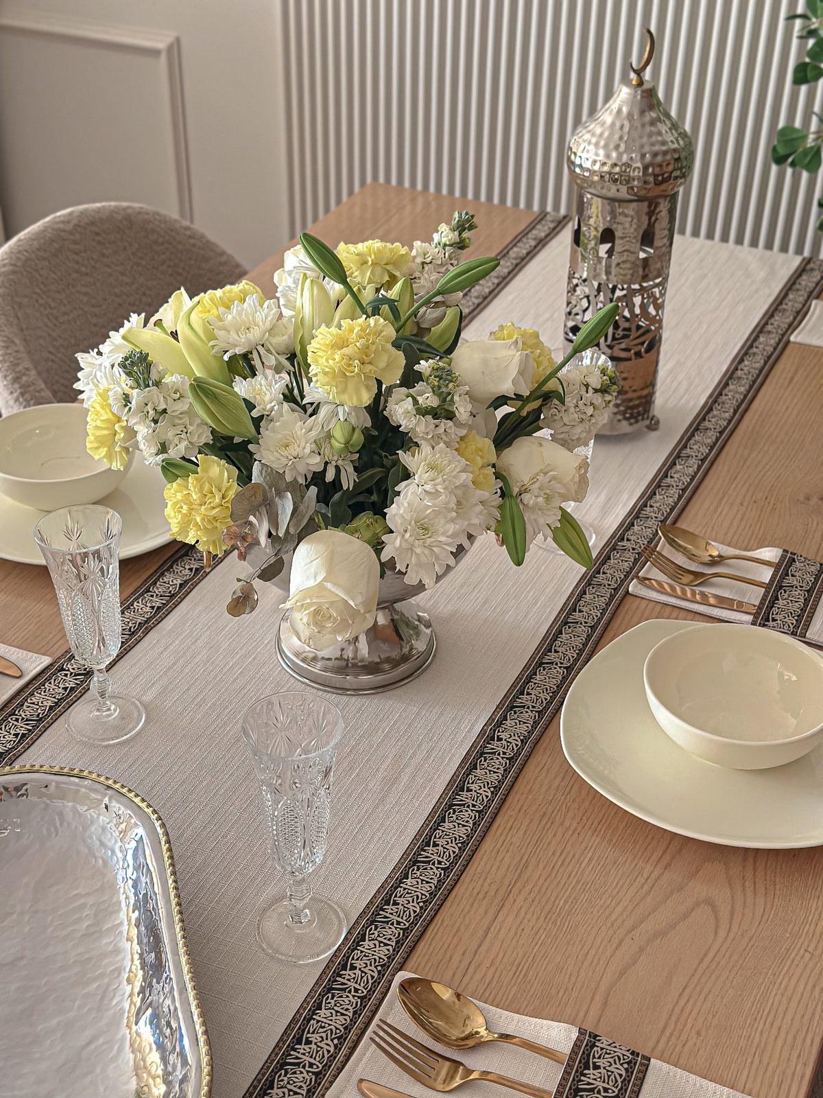 Calligraphy dinning sets